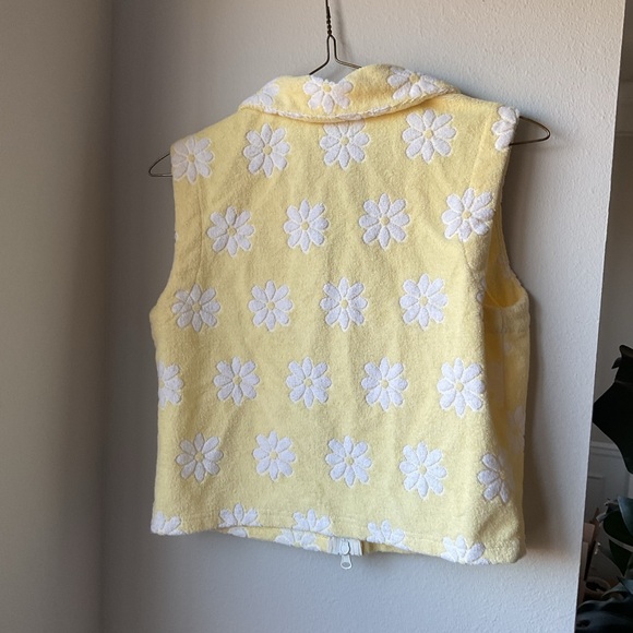 YLLW The Label Terri cloth Daisy Crop Zip - Picture 5 of 6